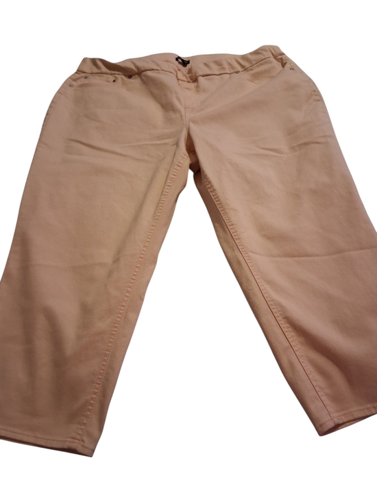 new directions Pants - new directions Peach-Tan Casual Capri Pants